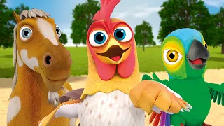 Bartolito & Friends having fun - Let's Sing and Dance at The Farm | Cartoons for Kids in English