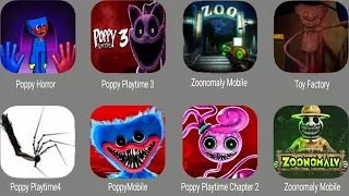 Poppy Playtime 4,Poppy Playtime Chapter 3,Poppy Playtime 2,Poppy Horror,Zoonomaly Mobile Gameplay