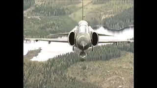 Saab 37 Viggen footages compilation