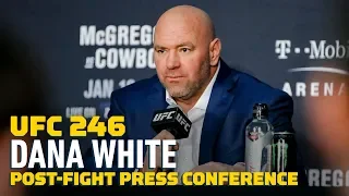 UFC 246: Dana White Post-Fight Press Conference - MMA Fighting