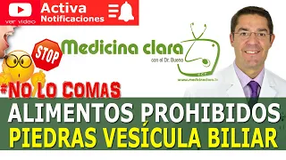 VESICULA BILIAR ⛔ ALIMENTOS PROHIBIDOS ✔️ ALIMENTOS PERMITIDOS | Medicina Clara