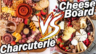 Cheese Board VS Charcuterie Board