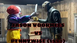 Jason Voorhees vs pennywise (1990) stop motion