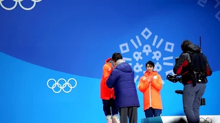 PyeongChang Olympic　Men Medal Ceremony Yuzuru Hanyu