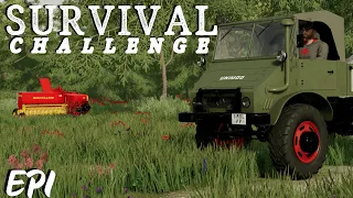 STARTING WITH $0 CAN WE SURVIVE AND THRIVE | Survival Challenge | Farming Simulator 22 - EP 1
