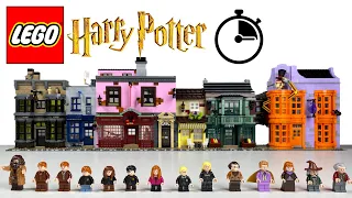 LEGO Harry Potter 75978 Diagon Alley EPIC Speed Build!