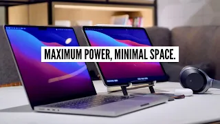The Best Macbook Pro Desk Setup for Portable Productivity? Take Universal Control...