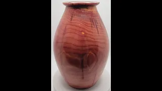 cedar vase hollow form