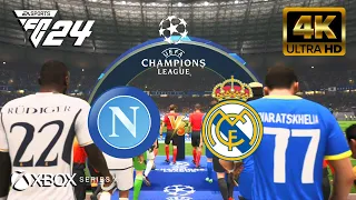 EA FC 24 - Napoli vs Real Madrid | UEFA CHAMPIONS LEAGUE | Next Gen XBOX SERIES X [4K 60FPS]