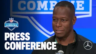 Head Coach Raheem Morris speaks at the 2024 NFL Scouting Combine | Atlanta Falcons