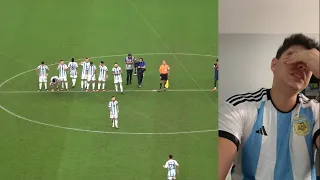 ARGENTINIAN REACTS TO WORLD CUP FINAL PENALTY SHOOTOUT!!!