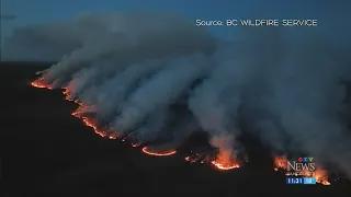 'Record breaking': Latest update on wildfires and poor air quality across British Columbia