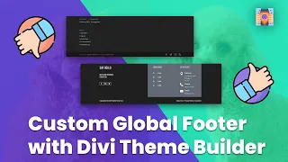 How to Build a Divi Global Footer using the Divi Theme Builder