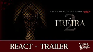 A Freira 2 | React Trailer do Filme #3 | Vinho e Terror