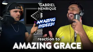 Gabriel Henrique Reaction Amazing Grace Acapella (PITCH PERFECT!)  | Dereck Reacts