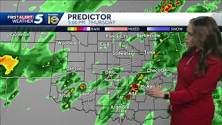 Timeline: Severe storms to move through Oklahoma Thursday