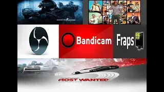 Obs vs bandicam vs fraps