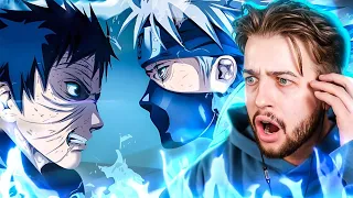 KAKASHI VS OBITO WAS PEAK🔥Naruto Shippuden Episode 374-375 Reaction