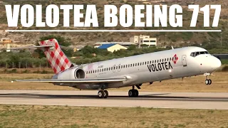 Volotea Boeing 717 Close-up Takeoff - Split Airport SPU/LDSP