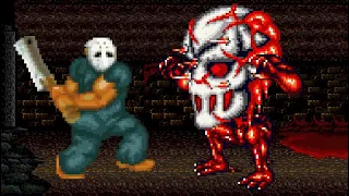 Splatterhouse Deception of the Mask (OpenBoR) All Bosses (No Damage)