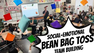 Team Bean Bag Toss - Social-Emotional Goal Setting Activity