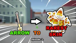 [YBA] LOTS of PROGRESS! Trading Arrow to RAREST SKIN ep. 3