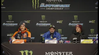 Monster Energy Supercross: Press Conference Round 13 - Foxborough