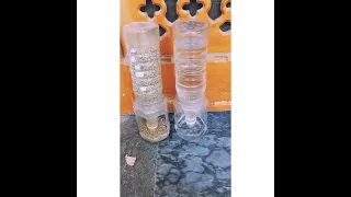 Homemade bird feeder/water dispenser