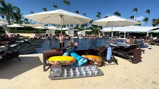 Royalton Punta Cana walk around Pools, Diamond Club bar,Hideaway Area, Beach Side Bars & Restaurants