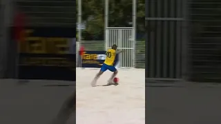 Solomon Islands International James Naka scores in the OFC Beach Soccer Nations Cup 2023 🇸🇧