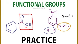 Functional Groups Practice for Organic Chemistry