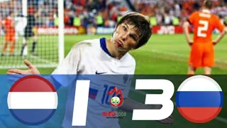 Netherlands vs Russian  federation (1-3) Euro 2008 highlights