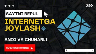 Saytni internetga bepul joylash l Netlify