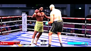 Undisputed Boxing Online Fight | Joe "Smokin Air" Frazier Vs Tyson  "Gipsy King Reach" Fury