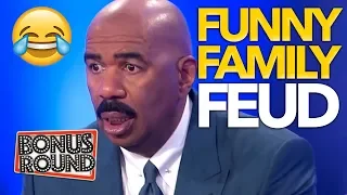 FUNNY FAMILY FEUD Moments With Steve Harvey | Bonus Round