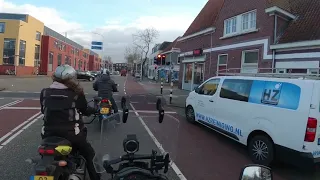 Motorrijles na de storm Dudley, gaat het examen wel door?!