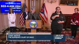 Ohio Governor Mike DeWine - COVID-19 Update | March 19, 2020
