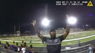 Bodycam video shows high school band director shocked with stun gun, arrested