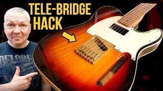 How to Fit a modern Telecaster Bridge on ANY Telecaster