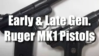 Ruger .22LR Automatic Target Pistol - Difference’s Between 1951 & 1977 MKI pistols
