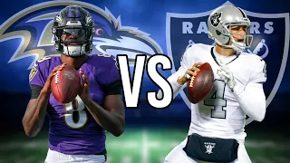 Baltimore Ravens vs Las Vegas Raiders Reaction | Lamar Jackson, Derek Carr