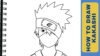 How to draw KID KAKASHI STEP BY STEP | Naruto Shippuden