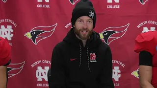 North Central Football Press Conference (vs Mary Hardin-Baylor)