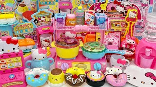 8 Minutes Satisfying with Unboxing Cute Toys Pink Rabbit and Hello Kitty Mini Kitchen ASMR Toys