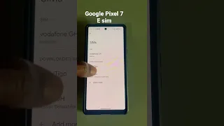 GOOGLE PIXEL 7 WITH E -SIM #device #pixelphone