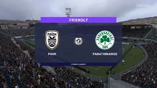 FIFA 21 | Paok vs Panathinaikos - Greece Super League | 1080p 60FPS