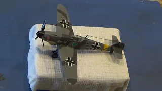 Грунтовка и покраска модели  МЕССЕРШМИТТ BF 109 F4