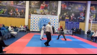 WAKO Kickboxing Light contact 42kg girl Chernigov