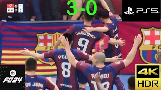 V59 PS5 EA FC24 | Barcelona Vs D.Alaves| Laliga | Lewandowski Scored #fc24 #gameplay #ps5 #arsenal