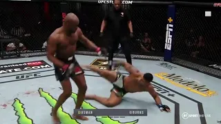 Kamaru usman vs Gilbert Burns(Highlights)-UFC 258